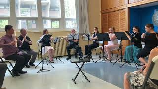 Handel  Passacaglia for flute ensemble [upl. by Jepson221]