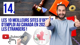 Les 5 Meilleurs sites doffres demploi au Canada en 2025 pour les étrangers [upl. by Emil]