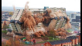 Spectacular Construction Demolitions  The art of demolition  Big badaboom HD 2017 [upl. by Thisbee]