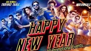 HAPPY NEW YEAR  Promotional Events Of the Movie [upl. by Swaine732]