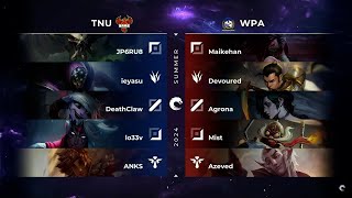 PCL 2024 Summer Week2 Day1 TNU vs WPA game2 [upl. by Nylauqcaj]