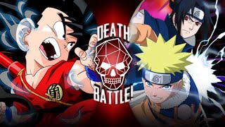 GOKU VS NARUTO E SASUKE I Fan AnimationKnov99 [upl. by Shandie]