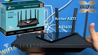 TPLink Archer AX73 AX5400 WiFi 6 Wireless Router  Unboxing Indonesia [upl. by Pentha419]