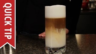 Quick Tip How to Make a Latte Macchiato and Espresso Macchiato [upl. by Ynatil]