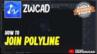 ZWCAD How To Join Polyline [upl. by Atoiyanap]