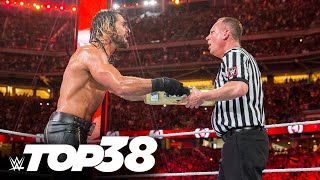 38 greatest WrestleMania moments of all time WWE Top 10 Special Edition March 27 2022 [upl. by Somerville]