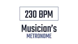 230 BPM  Metronome [upl. by Enitsua701]