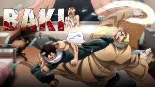 BAKI  Death Row Inmates Saga  Baki Watches Sikorsky Show Kozue a Good Time [upl. by Englebert]