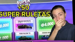 Abriendo 50 SUPER RULETAS en FORZA HORIZON 5 [upl. by Reggie]