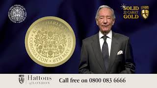 The 2023 King Charles III Coronation OneEighth Sovereign TV Ad  Hattons of London [upl. by Leiram520]