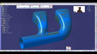 CATIA 서피스 모델링 1st 페이지 예제 06 Master Sketch 작업 방법 [upl. by Onitrof]