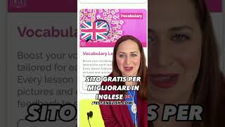 🇬🇧Sito GRATIS per migliorare in inglese inglese imparainglese learnenglish gratis forfree [upl. by Cappello]