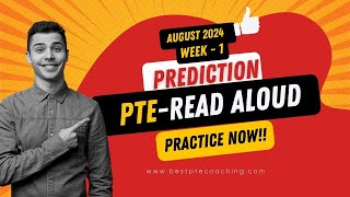 Read Aloud Practice  Prediction August l 2024  week 1 [upl. by Vastha161]