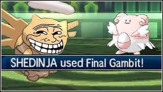 ★EPIC SHEDINJA SWEEP★ IMPOSSIBLE FINAL GAMBIT ONLY [upl. by Naginarb]