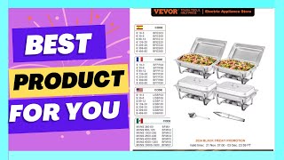 VEVOR 8QT Rectangle Chafing Dish 46 Packs [upl. by Bringhurst]