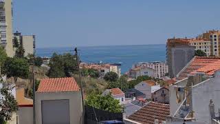 View of Setúbal from Viso neighborhood Setúbal Serra da Arrábida Portugal 🇵🇹 [upl. by Ahseem]