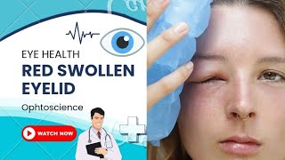 Swollen eyelid causes Treatment Red swollen eyelid [upl. by Belford433]