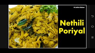 Nethili meen poriyal  Side dish  நெத்திலி மீன் பொரியல்  Kerala fish recipe [upl. by Aillicsirp]