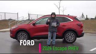 Episode 239  2024 Ford Escape Plug in Hybrid Electric Vehicle PHEV [upl. by Boehmer8]