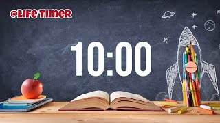 10 Minute Study Timer  Perfect Focus Countdown studytimer [upl. by Anaya]