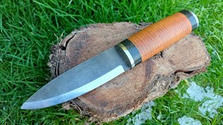 Puukko Bushcraft knife in 3mm 52100 [upl. by Acila]