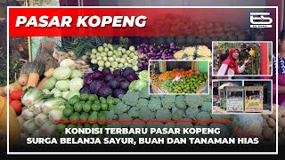 KONDISI TERBARU PASAR KOPENG  SURGA BELANJA SAYUR BUAH DAN TANAMAN HIAS MURAH BERKUALITAS [upl. by Annahsat]