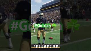 CFB 25  Jerome Bettis  Notre Dame PS5 cfb25 shortsvideo shorts [upl. by Kingdon]