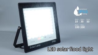 200W Solar led flood light [upl. by Ellenrad]