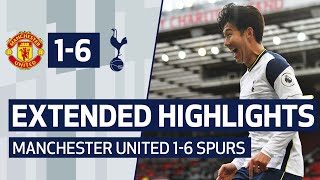 EXTENDED HIGHLIGHTS  MANCHESTER UNITED 16 TOTTENHAM HOTSPUR [upl. by Zabrina]