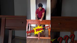 Table ka price sunke toh aapke hosh udd jaayenge trendingshorts gudduvlogs table official [upl. by Noirb]