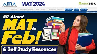 MBA MAT 2024  All About MAT in Feb  Eligibility  Paper Pattern Self Study Resources  Must Watch [upl. by Nedda]