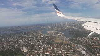 COMING INTO SYDNEY ON VIRGIN AIRLINES FLIGHT FROM BRISBANE 149 pm Sat March 23rd 2024 AEST [upl. by Ranique]