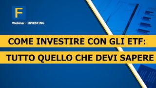 Come investire con gli ETF tutto quello che devi sapere [upl. by Azelea]