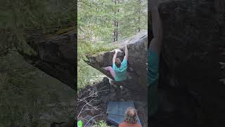 Han Solos Lightsaber Tournament Low  V8  The Beach  Leavenworth Bouldering [upl. by Hwang]