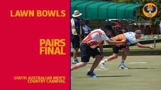 Lawn Bowls  Mens Country Carnival Pairs Final [upl. by Anny]