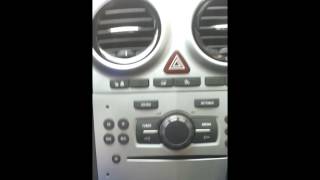 Test Original Opel Autoradio CD 30 Mp3 im Corsa D  CD30 Radio CD30MP3 Astra Meriva [upl. by Dhar]