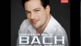 Emmanuel Pahud Bach Sonata in e major 22 Bwv 1035 [upl. by Tam]