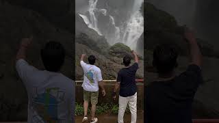 Feel the roar of Dudhsagar Waterfalls  ​⁠ArhamShaikhVlogs shortsfeed shortsvideo shortsviral [upl. by Strader]