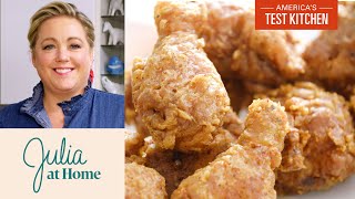 How to Make Crispy OldFashioned Fried Chicken Best Ever  Julia at Home [upl. by Pier]