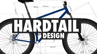 Designing a Hardtail Mountain Bike in BikeCAD  MTB Build Series [upl. by Rehpotirhc]