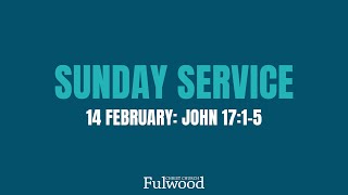 Sunday Service 14th February 2021 Christ Church Fulwood [upl. by Llewol]