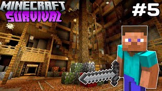 Minecraft Survival Series Pocket Edition  Minecraft hindi  Ep5 mineshaft [upl. by Peyter]