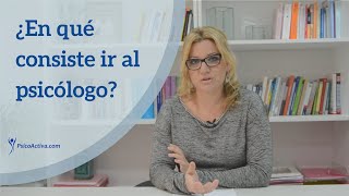 ¿En qué consiste ir al PSICÓLOGO el papel del psicólogo [upl. by Edmond885]