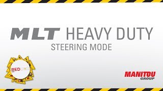 Manitou  Telehandler  MLT Heavy Duty  Steering Modes [upl. by Reinke]