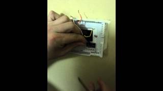 Install Venstar T5800 Thermostat  How Guide with the common wire  WHY [upl. by Jemena]