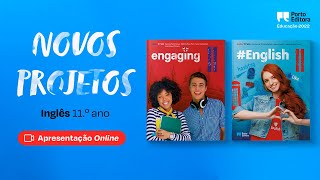 «Engaging 11» e «English»  Inglês 11  Apresentação online [upl. by Ayeka]