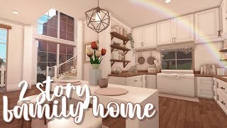 2 story family home ♡  bloxburg speedbuild  luminto [upl. by Gallager]