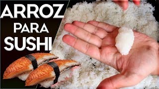 ✔️ CÓMO hacer ARROZ para SUSHI fácil paso a paso en CASA  Juan pedro cocina [upl. by Harleigh]