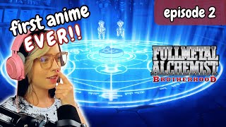 FIRST ANIME EVER Fullmetal Alchemist Brotherhood Reaction  Episode 2 [upl. by Gaidano677]