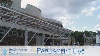 Parliament Live from Holyrood  12062024 [upl. by Lledor537]